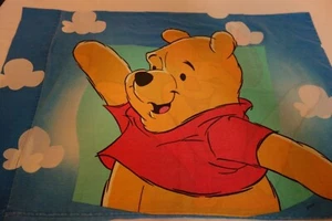 Winnie The Pooh Pillowcase Double Sided Piglet Blue Clouds - Picture 1 of 2