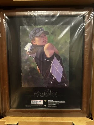 Seri Se-ri Pak 2003 Upper Deck Renditions Framed Autograph Signed UDA Photo (B) - Image 1 of 4