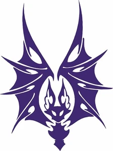 Halloween Decal,Halloween Bat Decal,Bat Sticker,Car Decal,Tribal,Vinyl Graphic - Bild 1 von 2