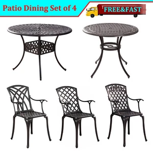 Set da pranzo per patio esterno con foro ombrellone set mobili da giardino - Foto 1 di 79