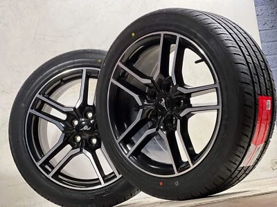 18" (NUEVO) FORD MUSTANG 2018-2019 OEM Juego de 4 llantas y neumáticos de fábrica 10157 Foto 1 de 4