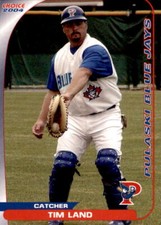 2004 Pulaski Blue Jays Choice #17 Tim Land Pensacola Florida FL Baseball Card