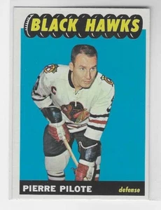 1965-66 PIERRE PILOTE Topps #56 Blackhawks Ex/Nm - Picture 1 of 2