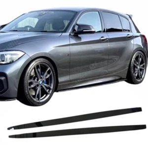 EXTENSIÓN FALDÓN LATERAL BMW F20 F21 M NEGRO BRILLANTE ESTILO RENDIMIENTO HOJA 2012-2018 - Imagen 1 de 8
