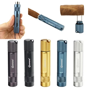 Cigar Punch Premium Gunmetal Cigar Draw Enhancer Tool Punch Cutters 2-in-1 Multi - Picture 1 of 16