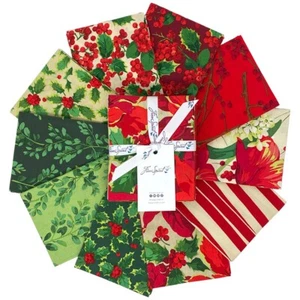 Winterberry Custom Martha Negley 10 Assorted Fat Quarter Bundle Precuts | WINTER - Picture 1 of 10