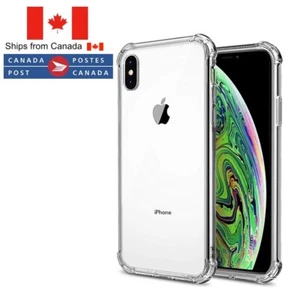 For iPhone 11 pro / X /XS - Clear Case Soft TPU Bumper Cover Anti-Shock - Photo 1 sur 7