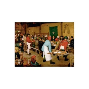 Stampa su Tela su Carta Poster o Quadro Pieter Bruegel the Elder Peasant Wedding - Picture 1 of 2