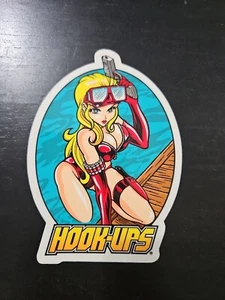 hook ups Skateboard Aufkleber Vintage Pool Secret Agent - Bild 1 von 3