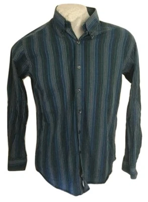 Men's work shirt Ingram Long Sleeve Striped Cotton Casual Size 42 - Image 1 of 3