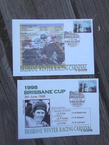 BRSBANE WINTER HORSE RACING CARNIVAL PAIR OF COVER 1998 - Picture 1 of 1