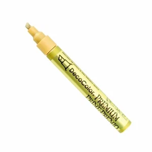 DecoColor Premium Chisel Paint Marker Leaf Finish Pen Gold - Picture 1 of 5