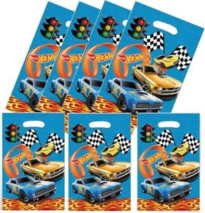 40 Hot Wheels Party Supplies Racecar Birthday Party Gift Bags - Picture 1 of 3