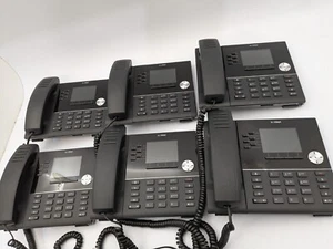 6x Mitel 6920 - 6920 IP PoE Gigabit Business Phone with Stand/Hand Set, WORKING - Picture 1 of 6