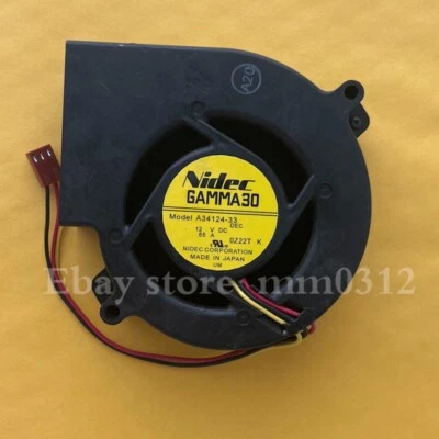 Ventilador centrífugo soplador 3 pines Nidec GAMMA30 A34124-33 DC12V 0.65A 97*33 Foto 1 de 2