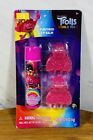 Trolls World Tour Strawberry Flavored Lip Balm & 2 Hair Clips-Poppy- by Townley 