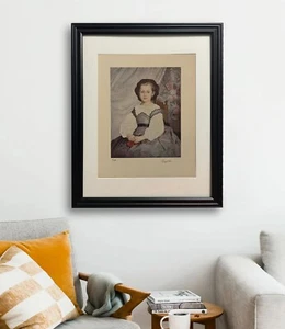 Pierre-Auguste Renoir /Romaine Lascaux, 1864/Print 1/100/COA/Hang-signed - Picture 1 of 13