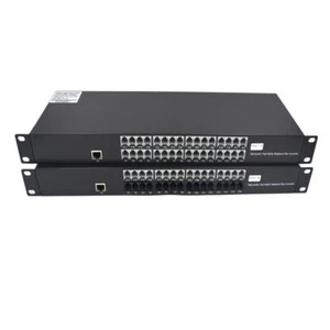 POTS RJ11 phones RJ45 Ethernet over Fiber Optic Media Converter Extender adapter - Picture 1 of 15