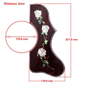 For Gibson J200 SJ200 Acoustic Guitar Pickguard Thicknes 2mm Self Adhensive - Picture 1 of 6