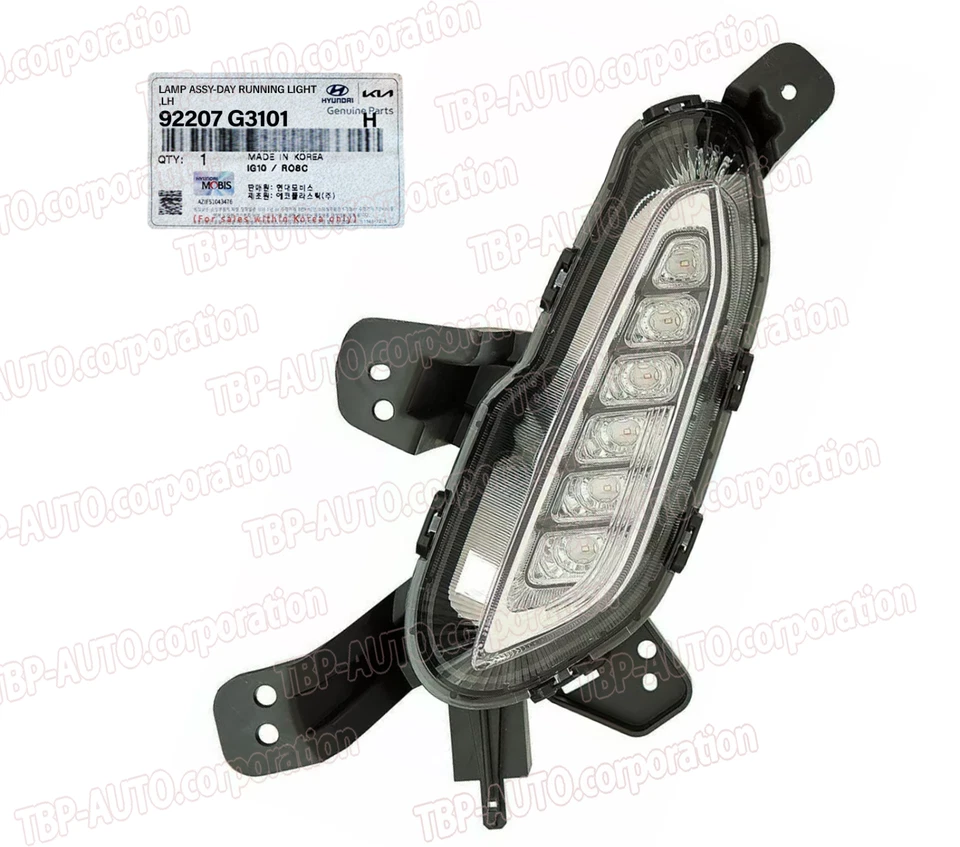 GENUINA ® DRL Lámpara de circulación diurna izquierda 2018-2020 Hyundai Elantra GT 92207G3101 Foto 1 de 1