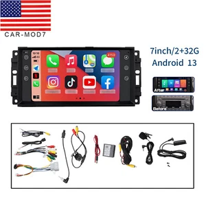 For 2009-2012 RAM 1500 2500 3500 CarPlay Wifi Car Radio Stereo For Android 2+32G - Picture 1 of 9