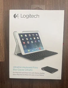 LOGITECH Black Ultrathin Keyboard Folio Ipad Mini & Ipad Mini w/Retina Display - Picture 1 of 1