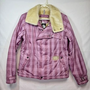 Burton Dutchess Insulated Jacket Faux Fur Collar Audex Control Women's Sz Medium - Picture 1 of 14