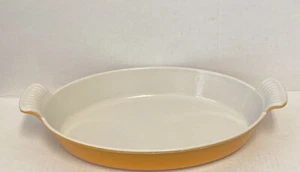 Vintage AC Pre-Le Creuset Cast Iron Oval Casserole Pan #28 Made in France - Picture 1 of 6