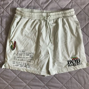 Bob Marley X Shoe Palace Athletic Shorts Men's Large Drawstring 6” Inseam - Picture 1 of 11
