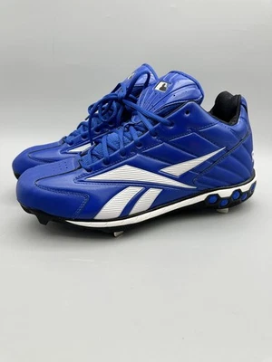 Мужские бейсбольные бутсы 13,5 MLB Reebok High-N-Tight II MID HEX металлические синие белые - Изображение 1 из 4