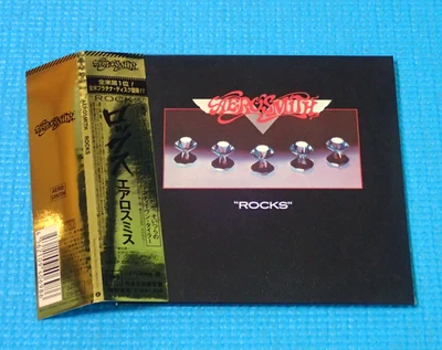 AEROSMITH Mini LP CD Rocks Remastered 2004 OOP Japan MHCP-320 OBI Foto 1 de 2