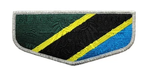 Black Eagle Lodge 482 Tanzania Country Flag OA Flap - Transatlantic Council - Picture 1 of 2