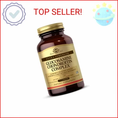 Complejo de glucosamina condroitina Solgar Extra Strength - 75 comprimidos - lo apoya Foto 1 de 2