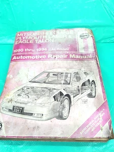 Haynes Repair Manual Mitsubishi Eclipse Plymouth Laser & Eagle Talon 1990-1994 - Picture 1 of 5