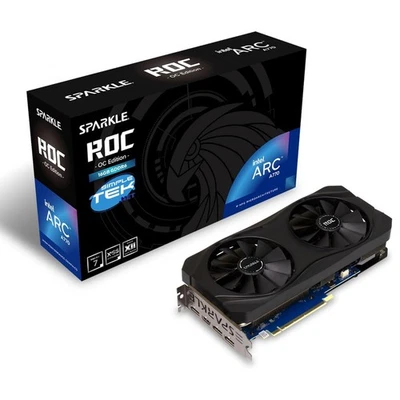 Sparkle Roc Oc Edition Intel Arc A770 16Gb Gddr6 Video Card Gaming Editing Pc - Image 1 of 4