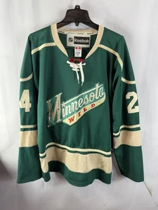 Maglia Derek Boogard Wild cucita rara #24 Boogeyman taglia 50/media - Foto 1 di 7