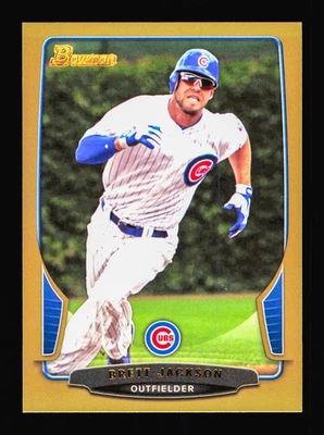 Bowman #4 2013 Brett Jackson Gold Chicago Cubs Foto 1 de 2