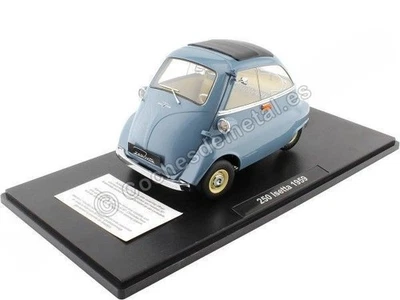 1959 BMW 250 Isetta Gris Azulado 1:12 KK-Scale KKDC120046 - Photo 1/4