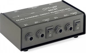 SDI-ST 2-Channel Passive DI Box with Mono/Stereo Switch - Picture 1 of 1