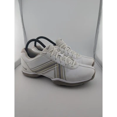 Zapatos de golf Nike Delight para mujer talla 8,5 blancos grises zapatillas 549583-100 Foto 1 de 4