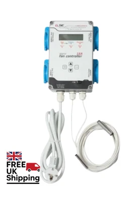 GSE 16Amp Digital Fan Controller - It Can Control Up To 2200W Power Per Outlet - Image 1 of 2