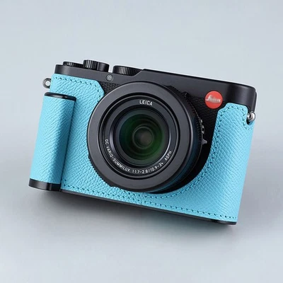 Genuine Leather Camera Bag Case Grip Cover Belt Strap For Leica D-LUX8 DLUX8 - Image 1 of 4