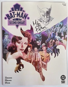 The Bat-Man Second Knight #1 (2025) Cover A w/BATMAN Remarque by Mike Perkins - Picture 1 of 3