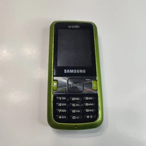 Teléfono deslizante CDMA Samsung Messager SCH-R450 - verde y negro (cricket) SIN PROBAR - Imagen 1 de 6