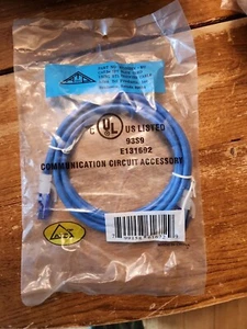 5 ft RJ45 CAT5E LAN Network Cable Ethernet Router Switch Patch Cord Blue BY5 - Picture 1 of 6