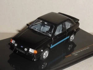 IXO. CORGI. CLC419N. Ford Escort MKIII RS TURBO 1984 in SCHWARZ LHD. VERSIEGELT 1/43. - Bild 1 von 14
