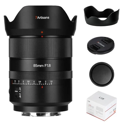 7Artisans 85mm F1.8 Full Frame Auto Focus Lens for Panasonic Leica Sigma L Mount - Image 1 of 4