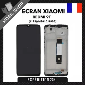 ECRAN LCD VITRE TACTILE SUR CHASSIS POUR XIAOMI REDMI 9T NOIR - Zdjęcie 1 z 2