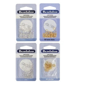 Beadalon® Öffnen Biegeringe Schmuckteile * Wähle Farben & Größen - Picture 1 of 7