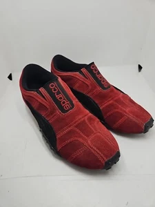Deadstock Puma Sparco Slipper Wildleder rot schwarz Leder ohne Karton Herren US 7 - Bild 1 von 6